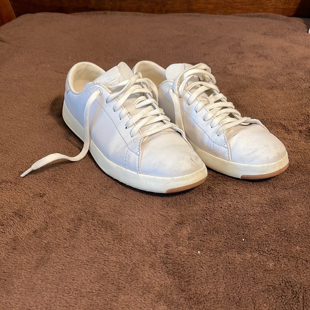 Cole Haan Grand Pro White Sneakers